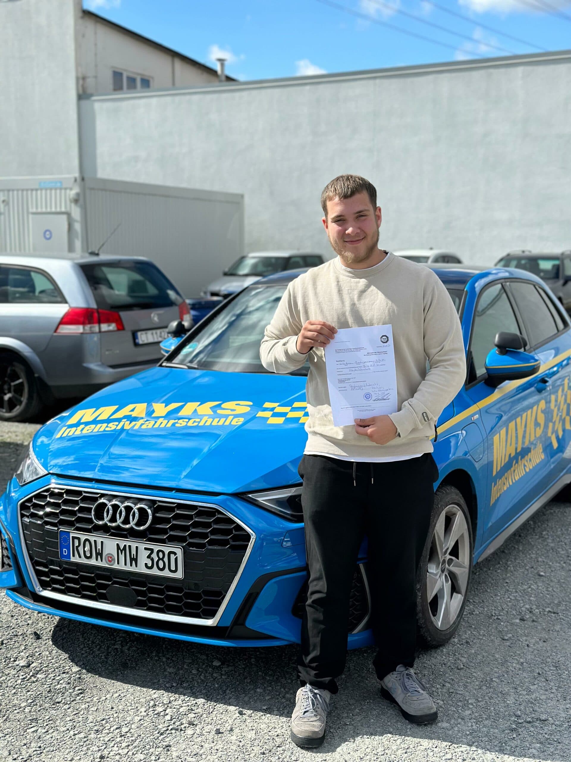 Bestandene Prüfung bei Mayks Fahrschulen Hamburg #19
